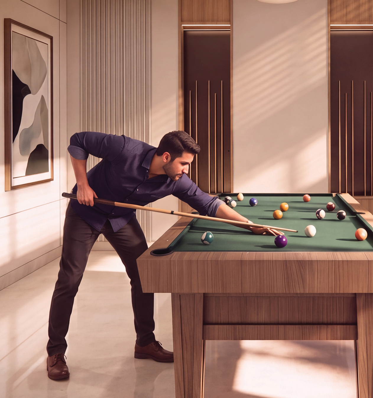 Billiards room