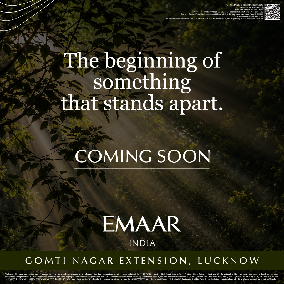 Emaar India – Elite Oasis, Gomti Nagar Extension, Lucknow